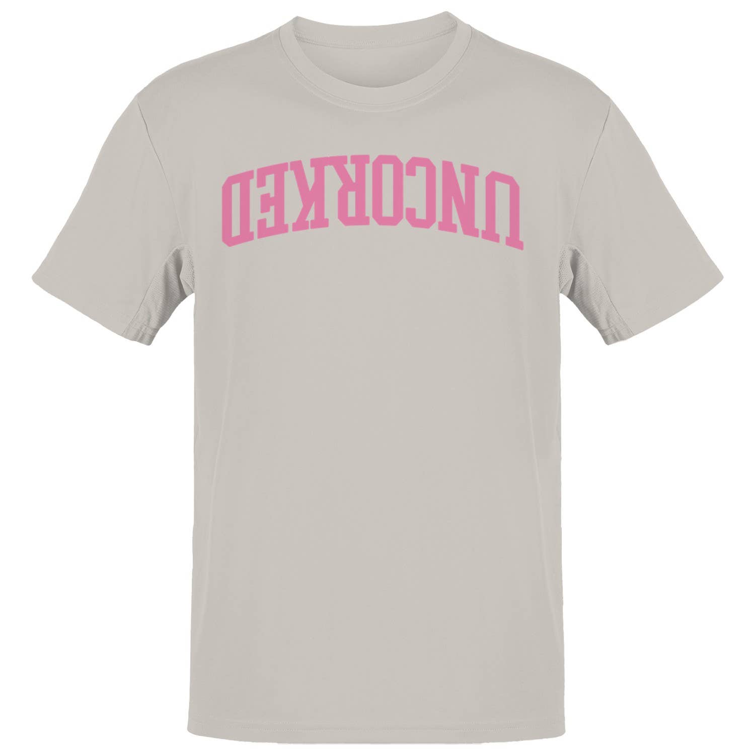 Uncorked Pink Retro Wine Quote Men's T-Shirt