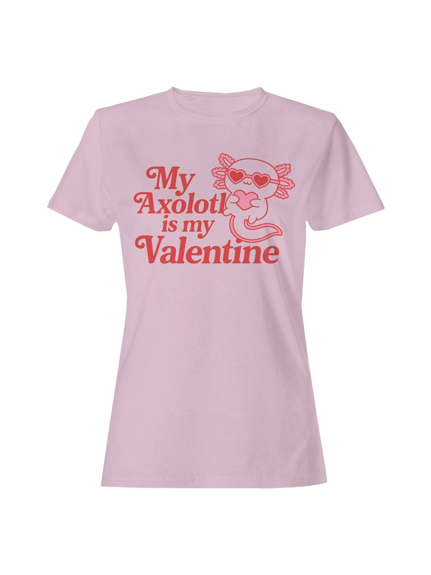 Axolotl Heart Valentine Design Women's T-Shirt