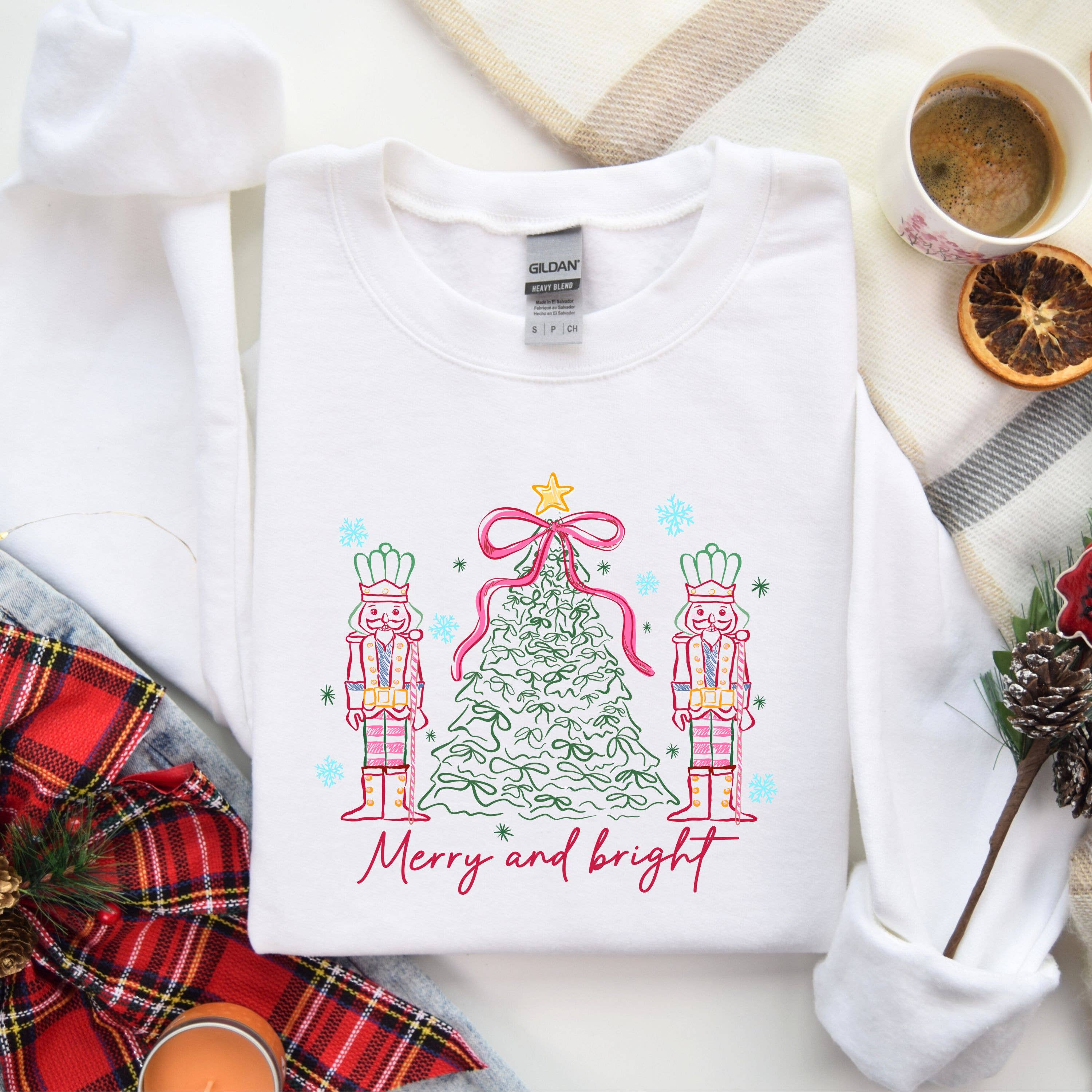 Christmas Sweatshirt, Christmas Apparel, Cowboys, Cocktails