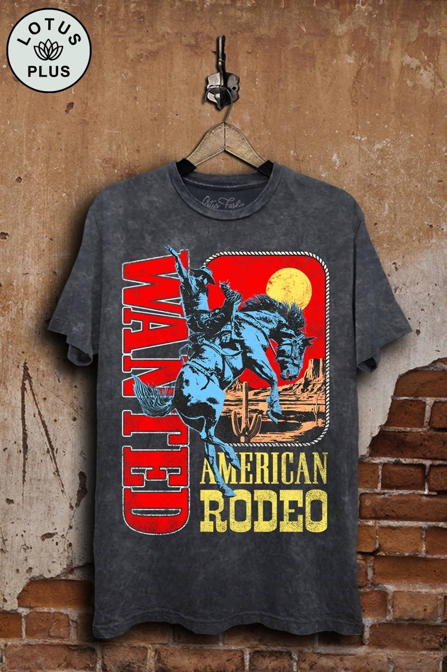 Wanted American Rodeo Graphic Top