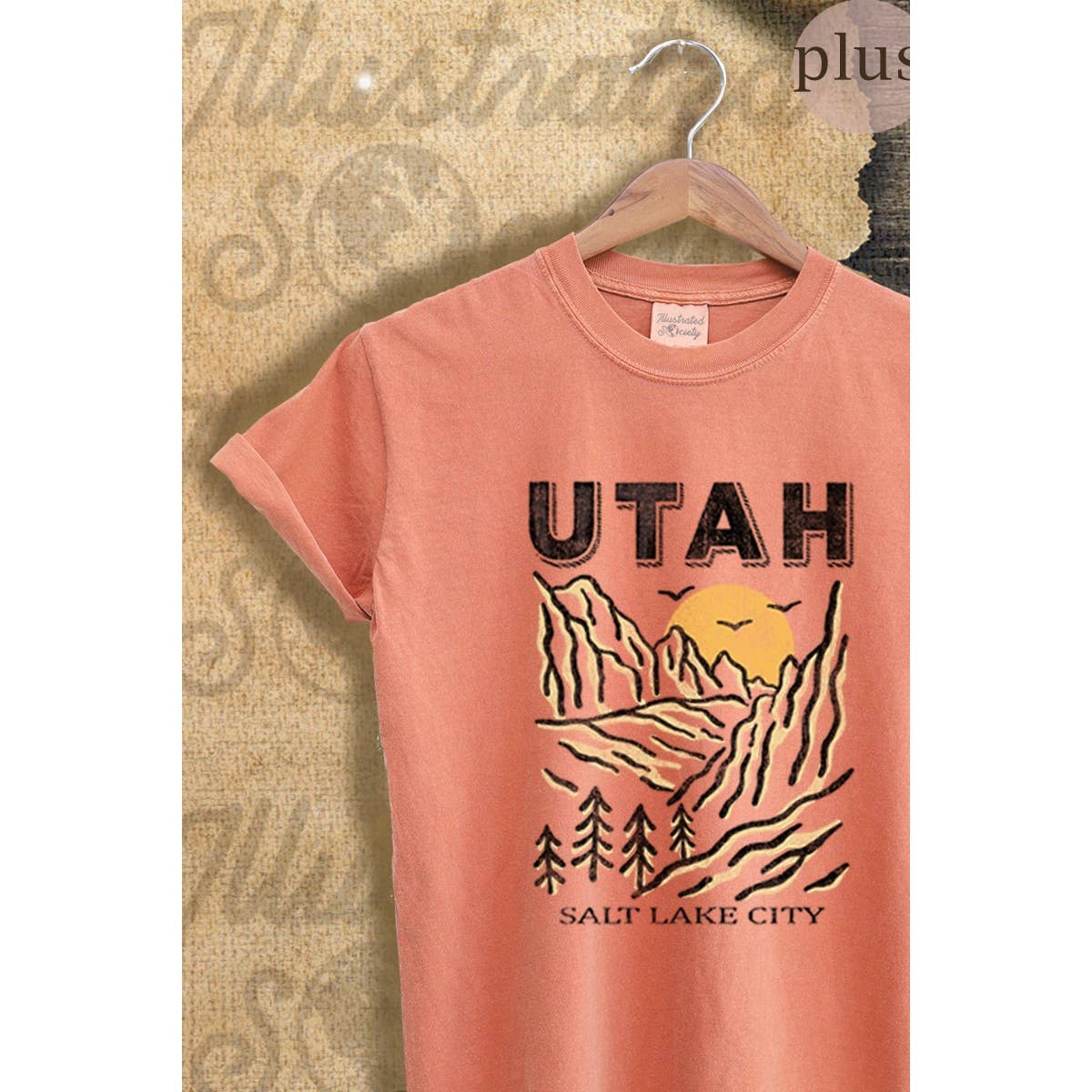 Utah Vintage Graphic Plus Tee