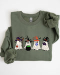Cute Halloween Ghosts Skeleton Halloween Autumn Sweatshirt