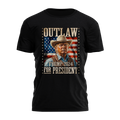 Outlaw For President - Trump 2024 - Illustration Tee - 2497