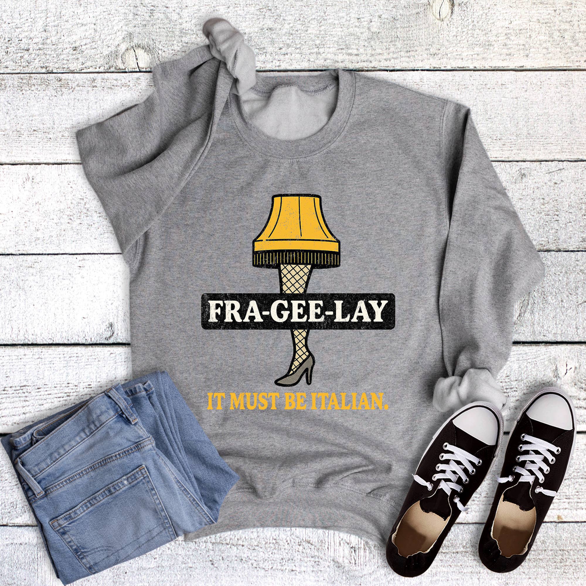 Christmas Funny Leg Lamp Sweatshirt