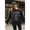 Outdoor Winter Sports Team Graphic Sweatshirts