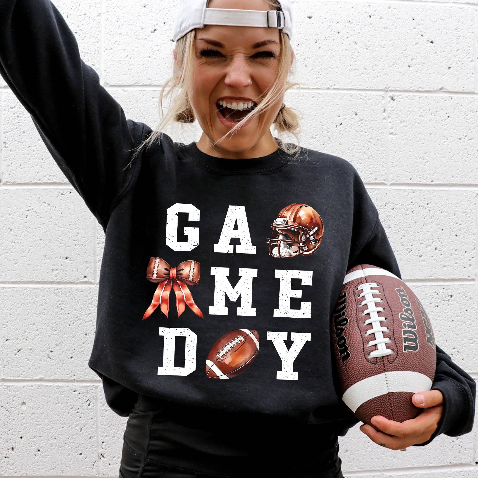 Game Day Football Sports Touchdown Tailgate Party Sweatshirt