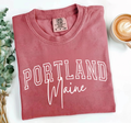 City, State Custom Souvenir Shirt Comfort Colors®, Dtf Print