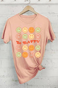 Be Happy Smiley Faces Graphic Tshirts