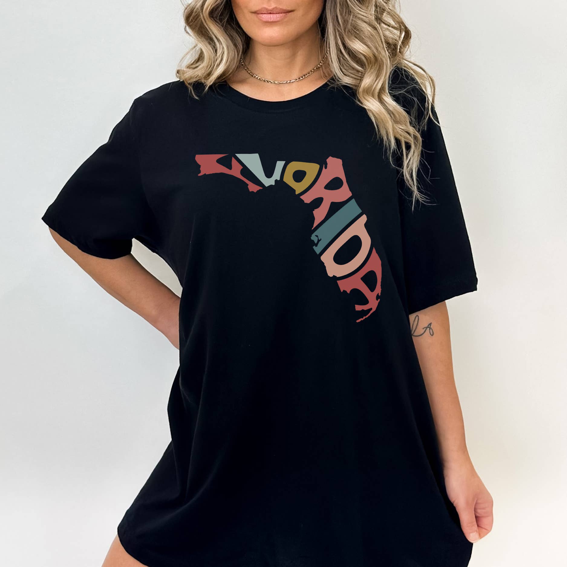 State Shape Graphic Tee | Choose State | Black or White Tee