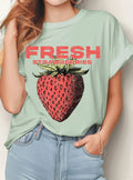 Fresh Strawberry Graphic Tshirts