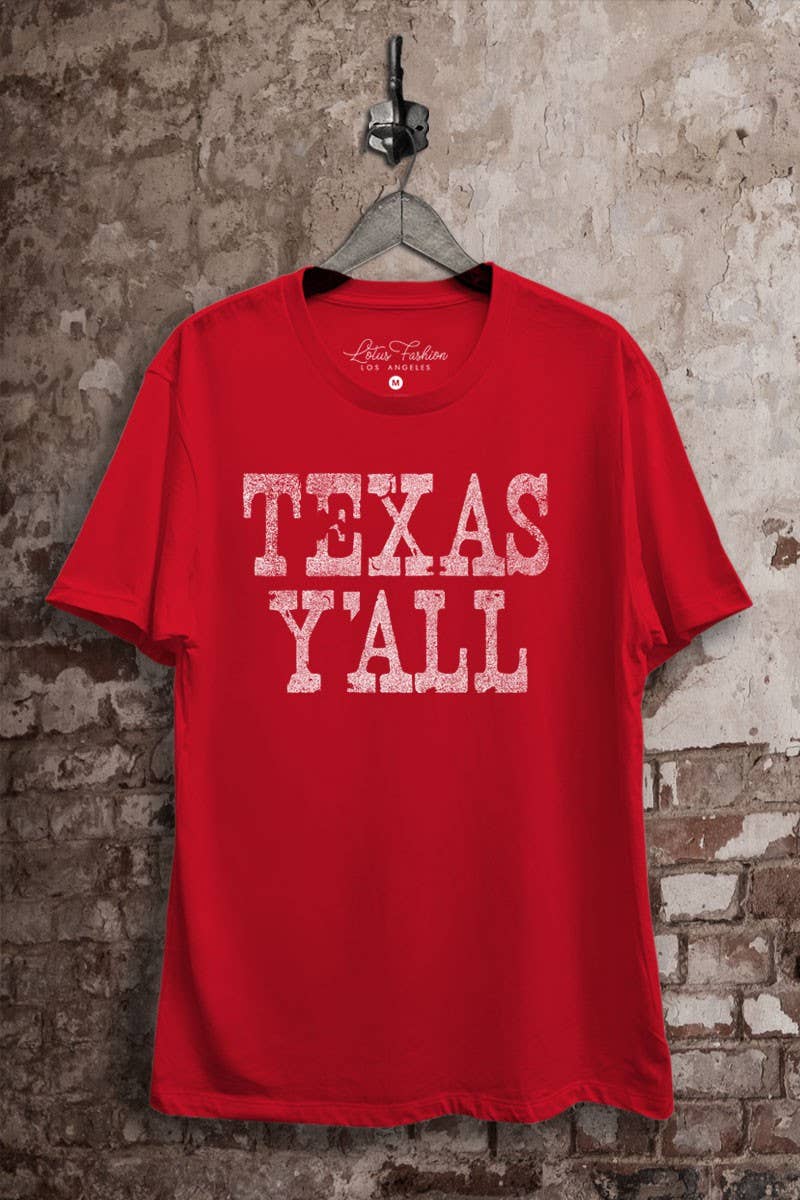 Texas Yall Graphic Top