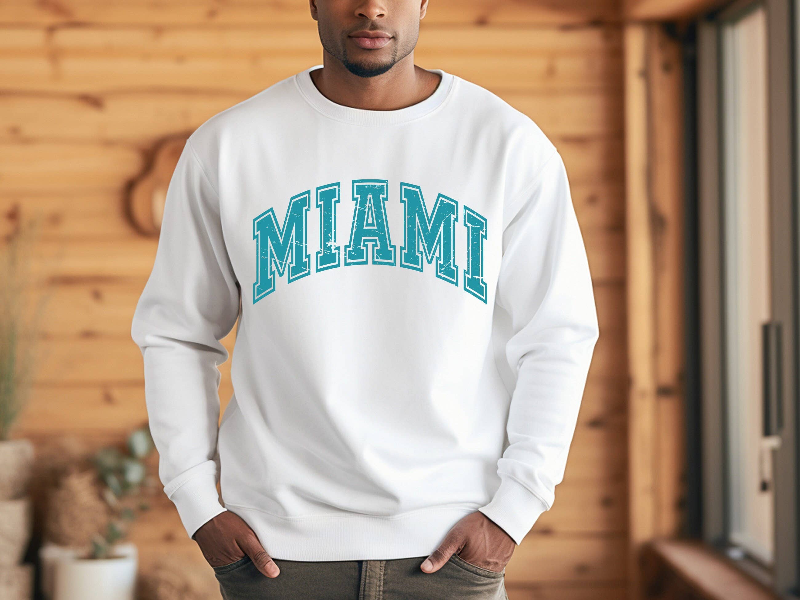 Miami Vintage Football Fan Tee Stylish Retro Dolfans Gift