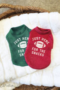 Just Here For the Snacks Pet Graphic Sweatshirt