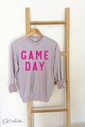 Game Day Heather Mineral Graphic Sweatshirt