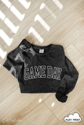 Game Day Puff Mineral Washed Long Sleeve Graphic