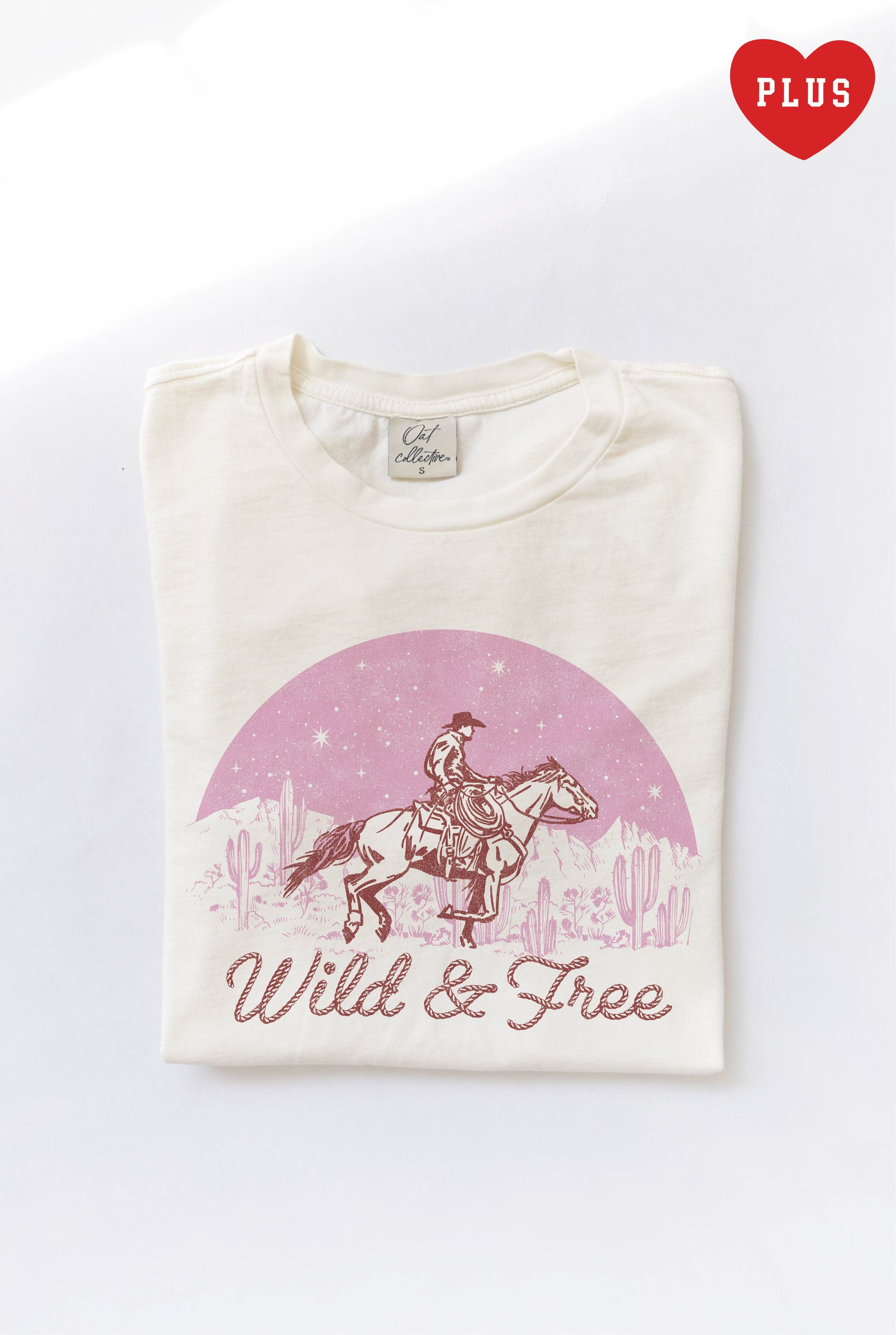 Wild and Free Plus Mineral Graphic Top