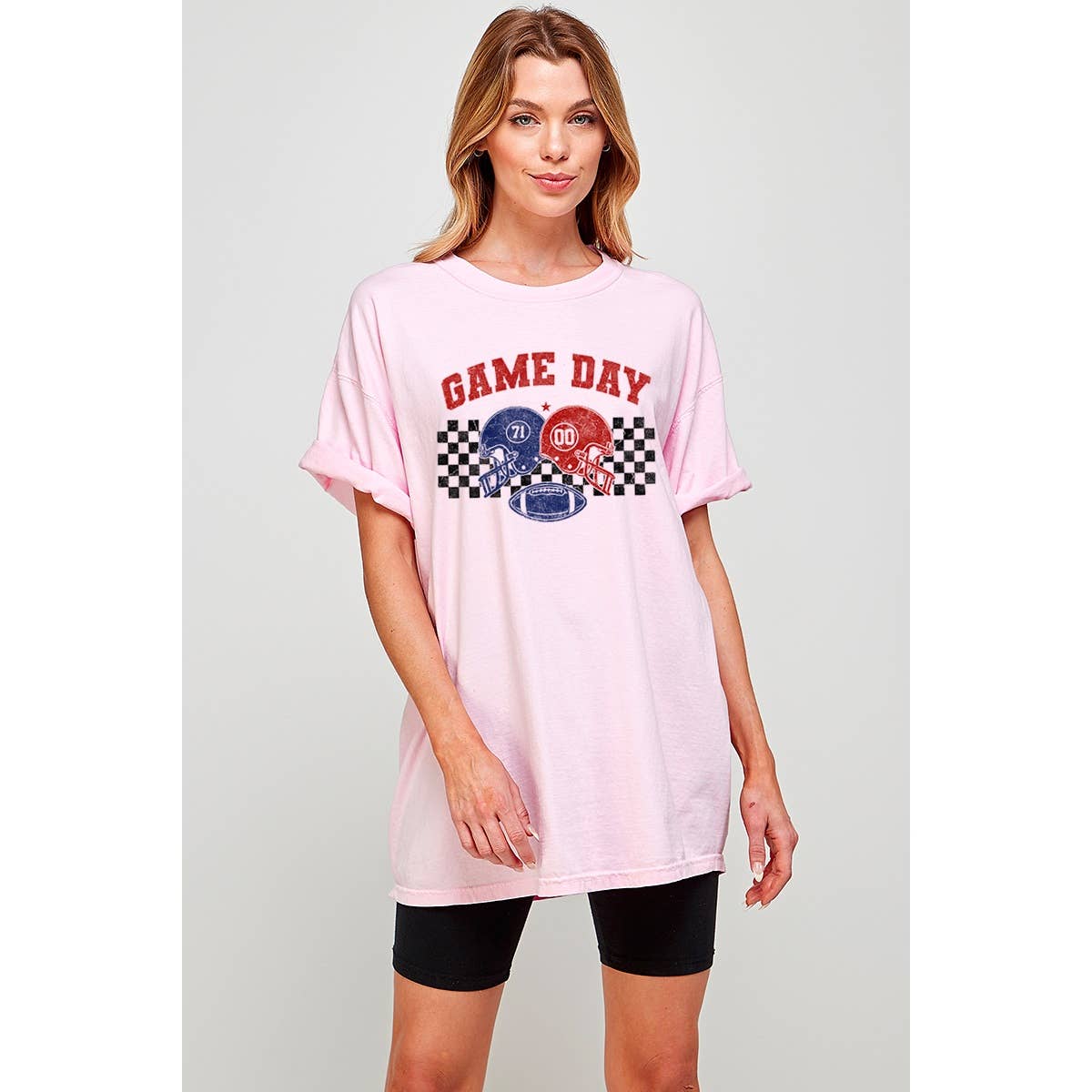 Game Day  Vintage Graphic Oversized Tee
