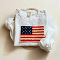 USA Flag Sweatshirt, Fourth of July Clothes
