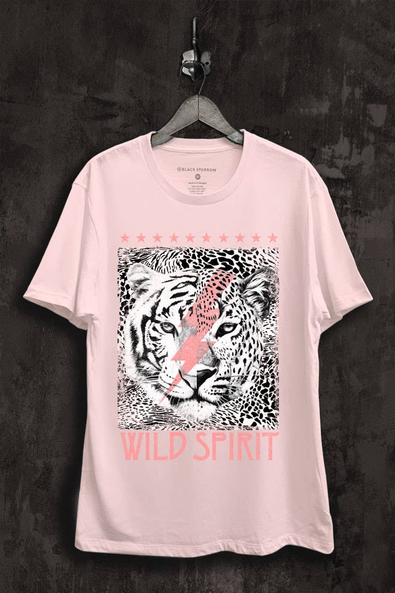 Wild Spirit Tiger Bolt Graphic Top