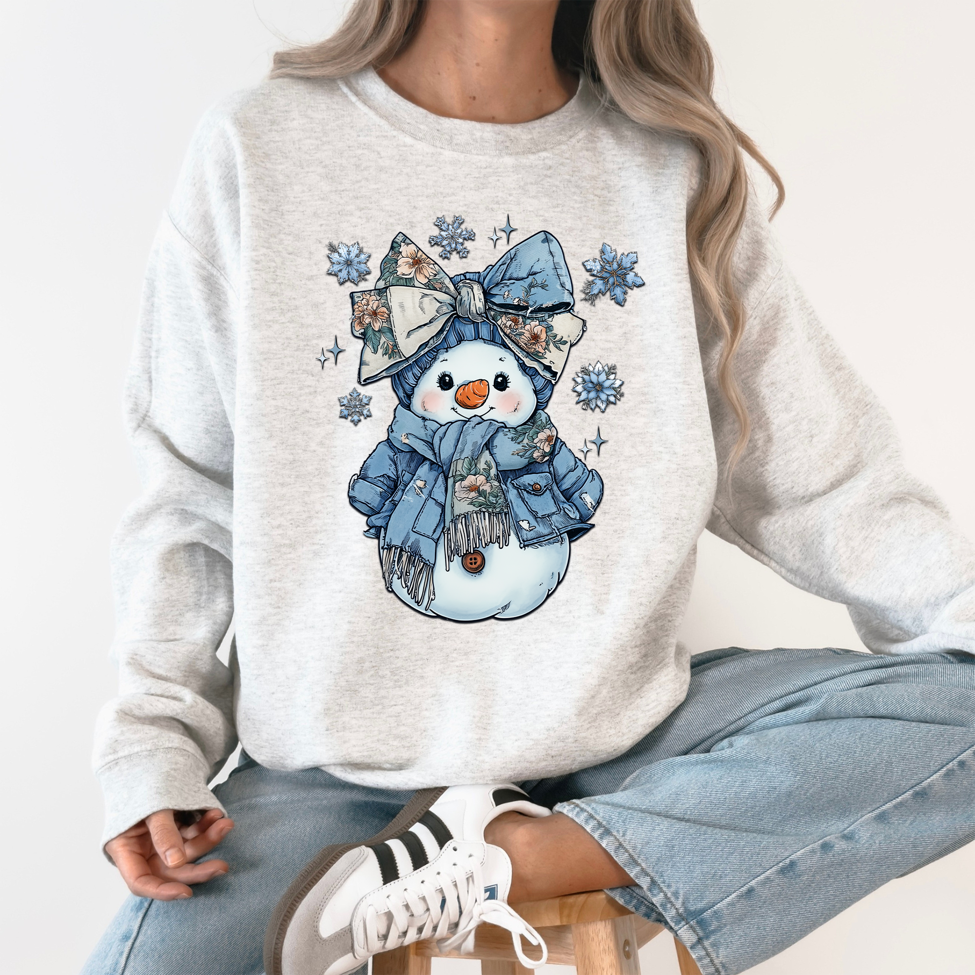 Snow Woman, Freezing Season, Winter, Snow, Sweatshirt