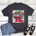 Christmas Watercolor Wreath Graphic Tee