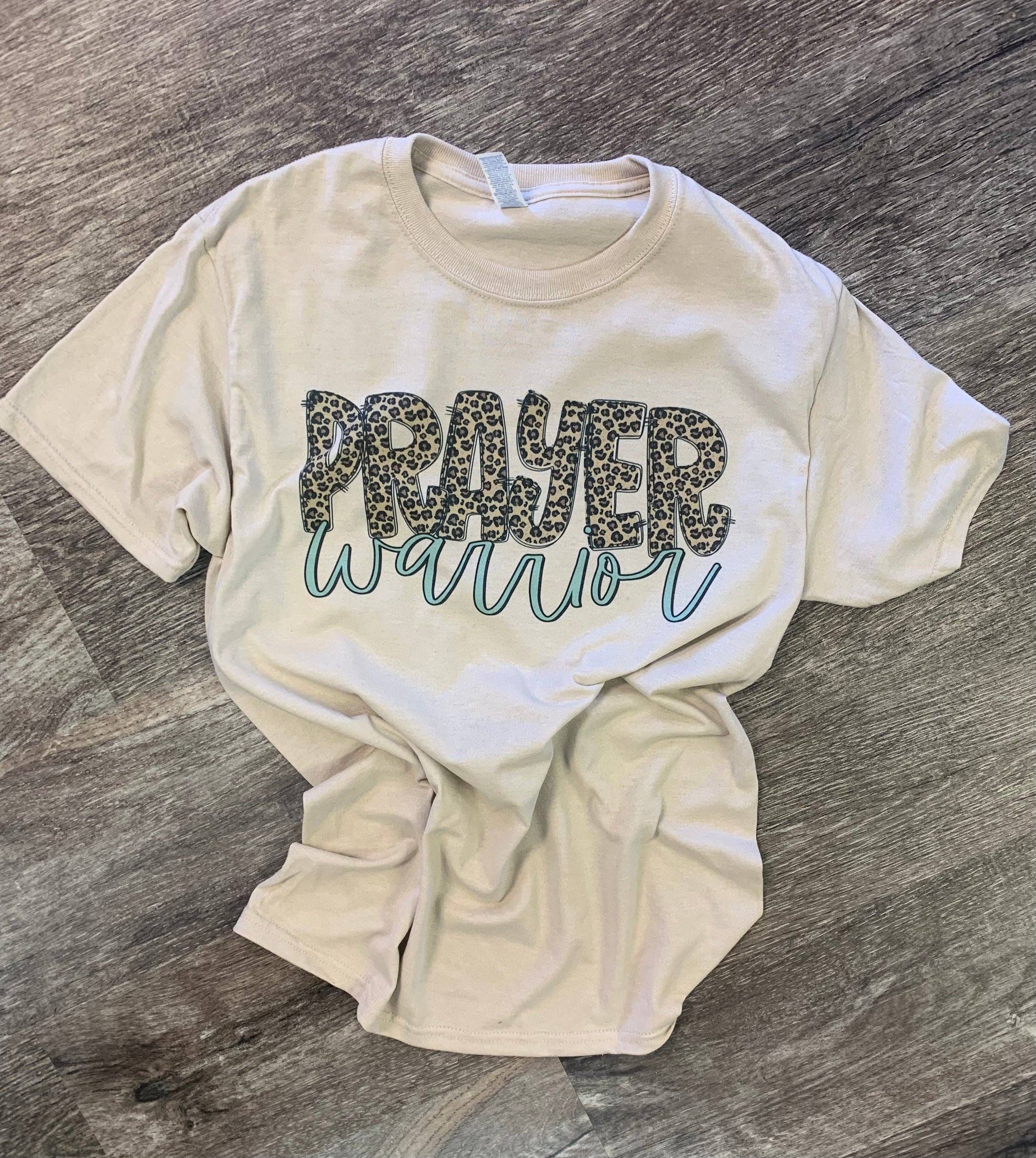 Prayer Warrior On Sand Tee