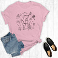 Bridal Going To the Chapel Coquette Collage Graphic Tee