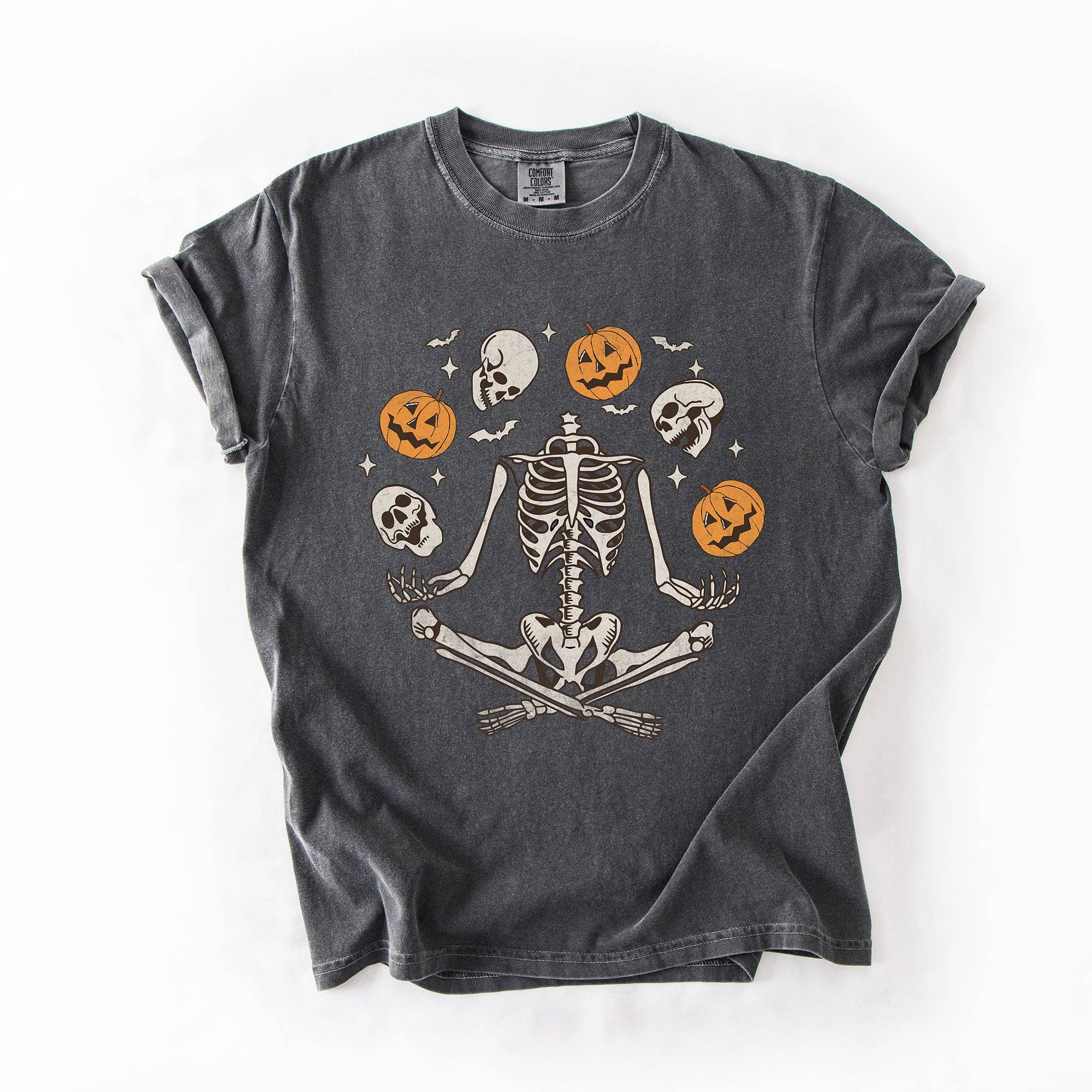 Skeleton, Juggling, Halloween, Jack O Lantern T-Shirt