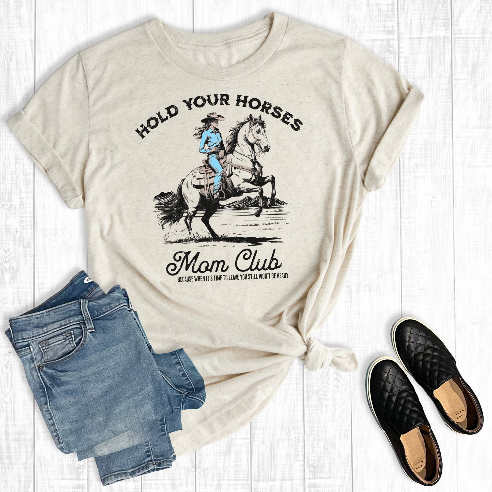 Western Hold Your Horses Graphic Tee