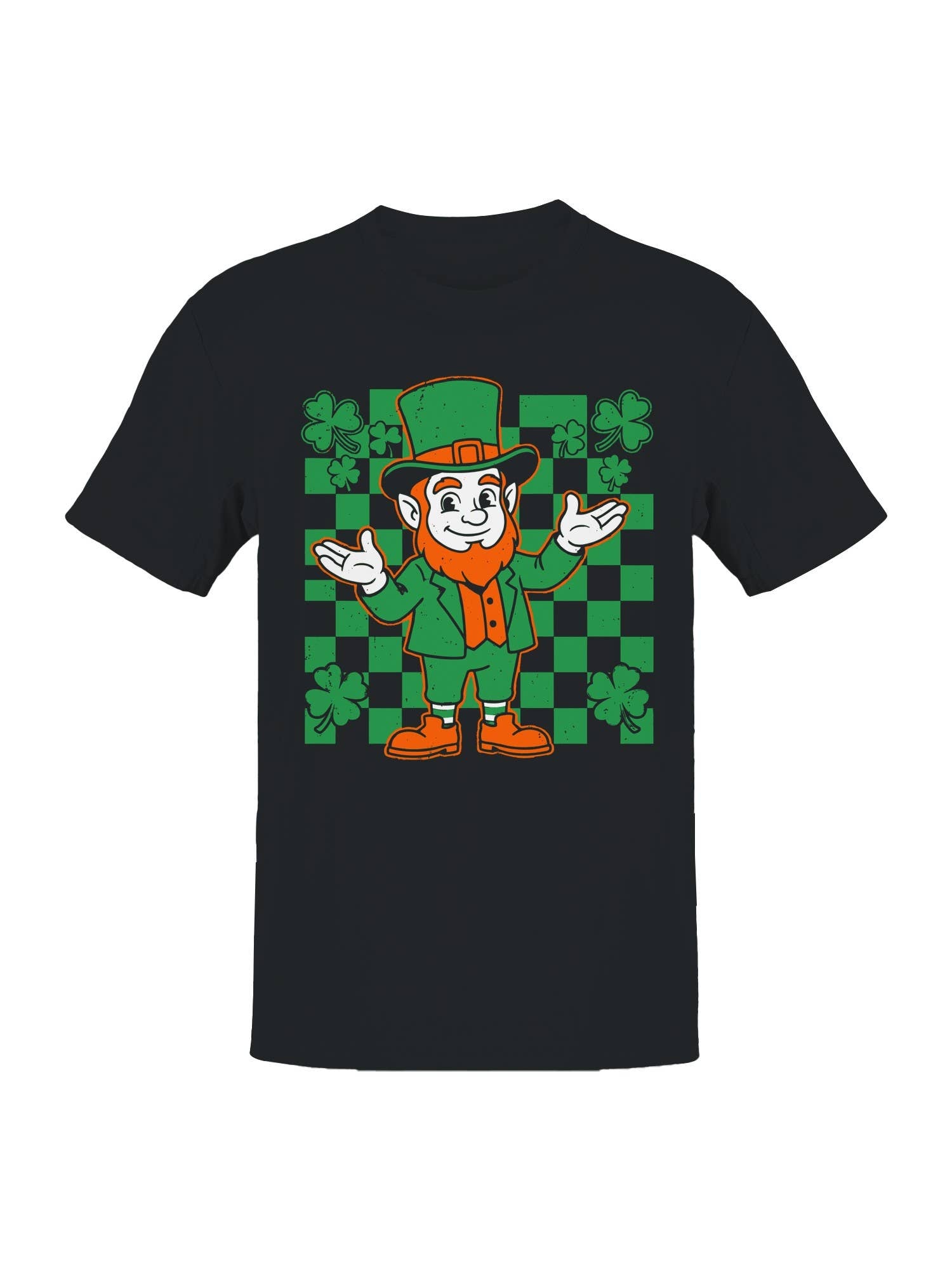 St. Patrick's Day Lucky Checkerboard Men's Tee