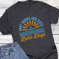 Summer Boat Waves Sun Rays Lake Days Graphic Tee