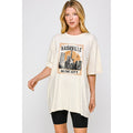 Nashville Music City Graphic Oversized Tee