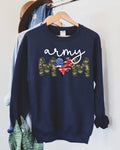 Army Mom Wh Sweatshirt
