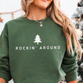 Rockin Around Christmas Crewneck Sweatshirt  | Christmas Tee