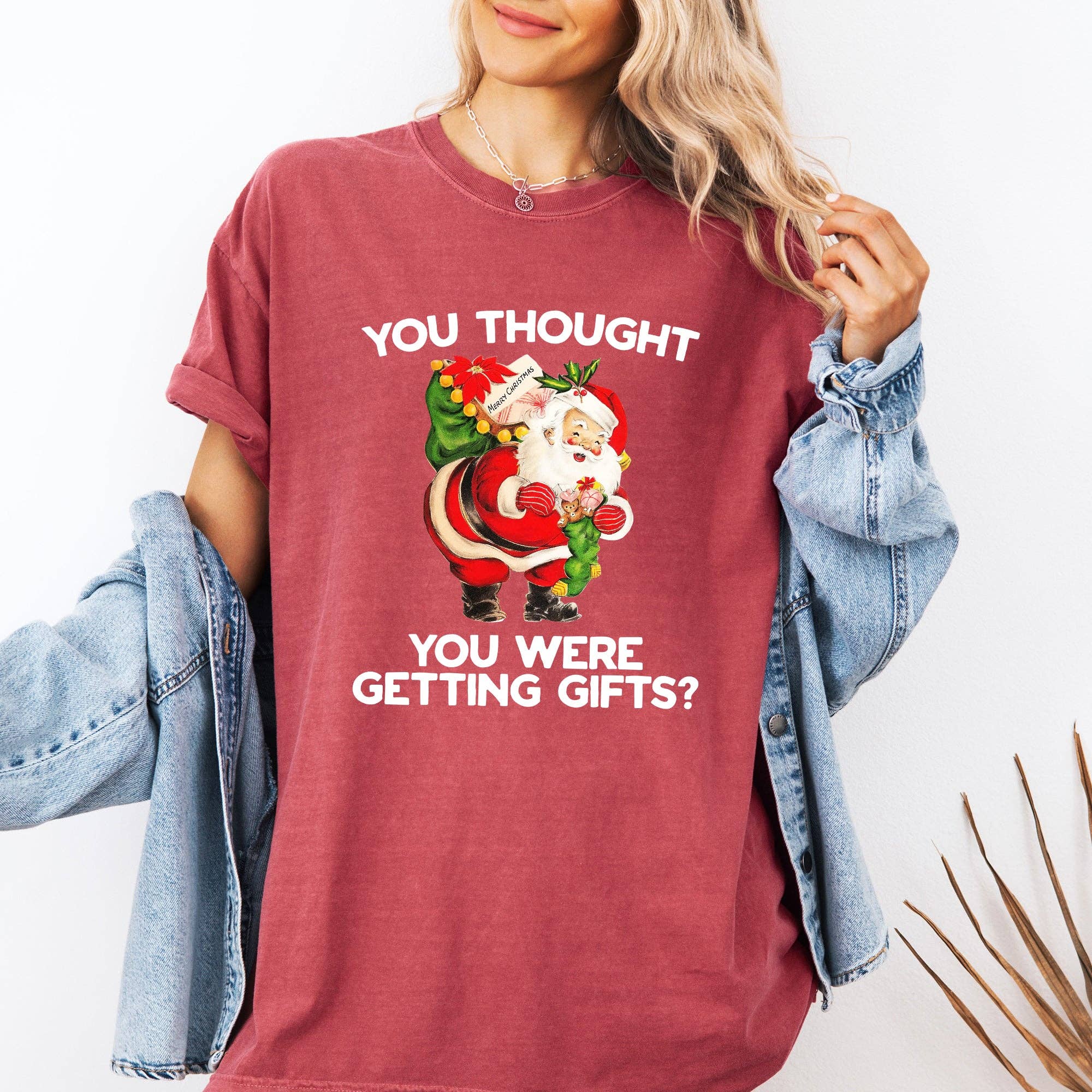 You Thought You Were Getting Gifts, Naughty Christmas Tshirt