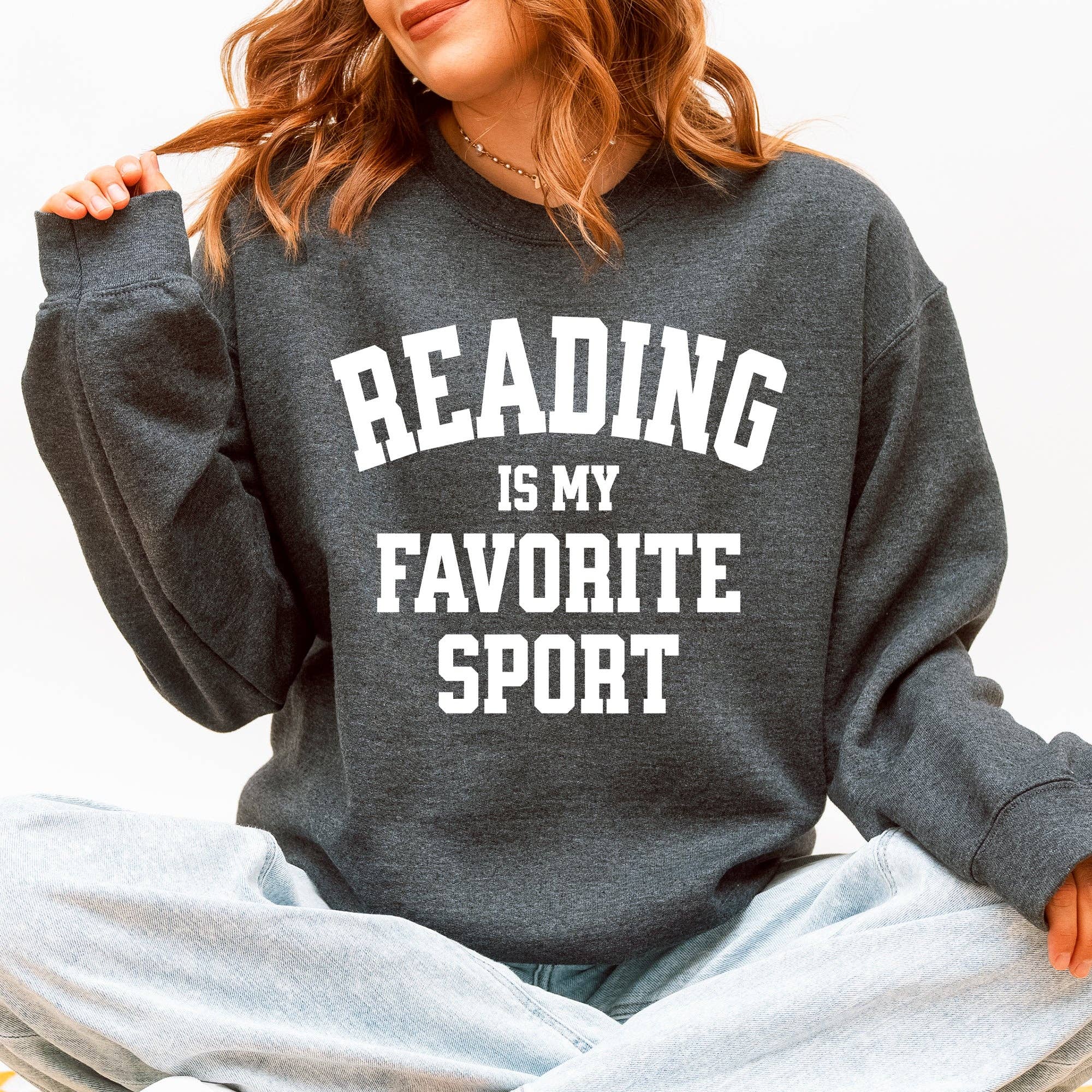 Reading Is My Favorite Sport, Reading, Booktok, Sweatshirt