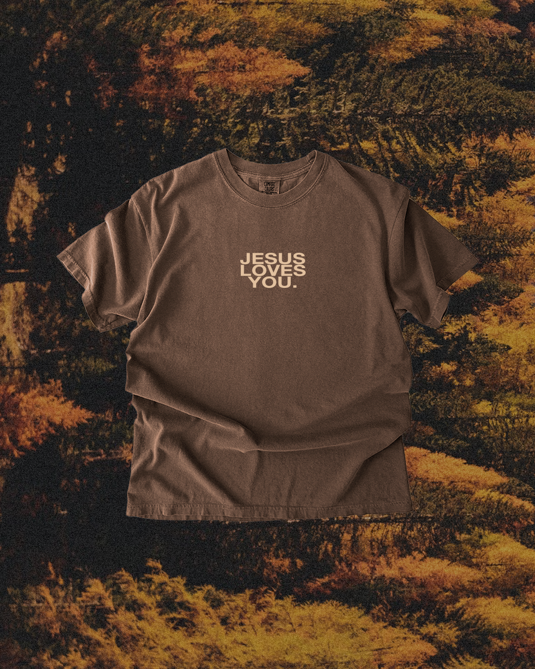 New || Comfort Colors Logo Tee || Espresso