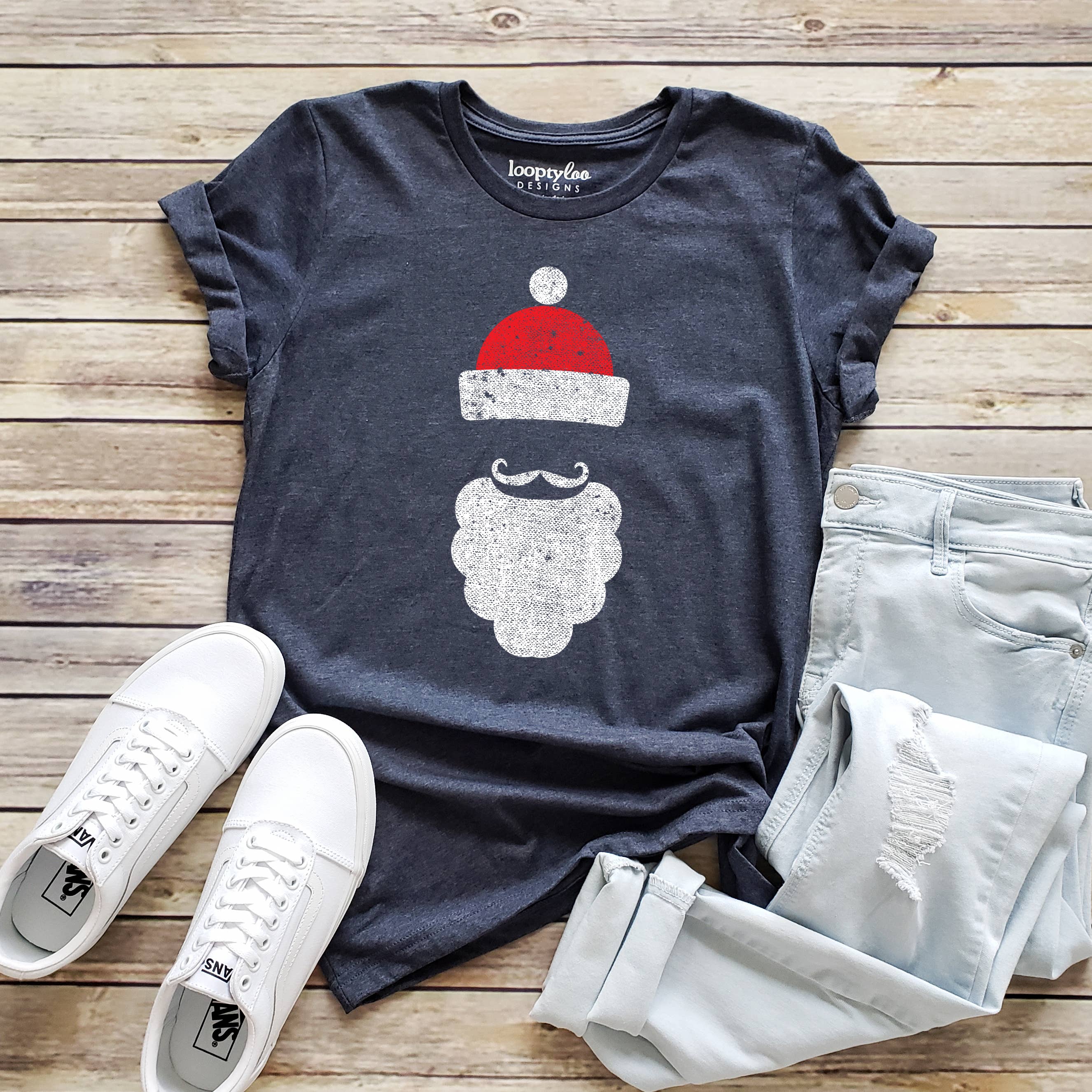 Santa Tee | Christmas | Sizes XS-2XL