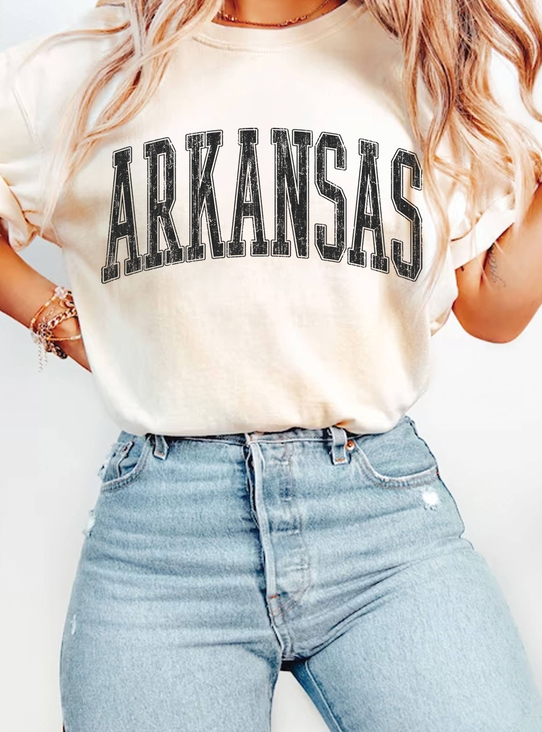Arkansas Puff Graphic T Shirts