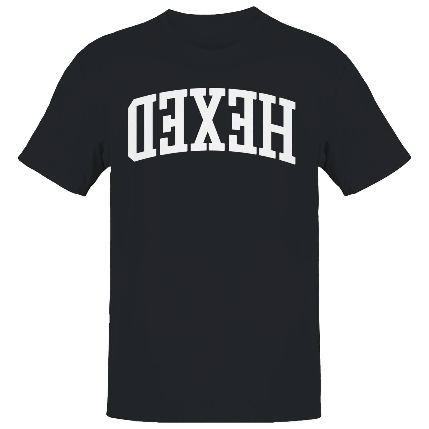 Hexed Bold Arched Typography Men's T-Shirt