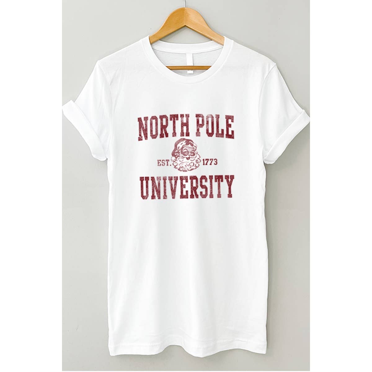 Northpole University Vintage  Graphic Tee