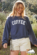 Coffee Puff Mid Graphic Sweatshirt