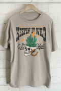 Keepin' It Wild in the West Y'all Oversize Graphic Tshirts