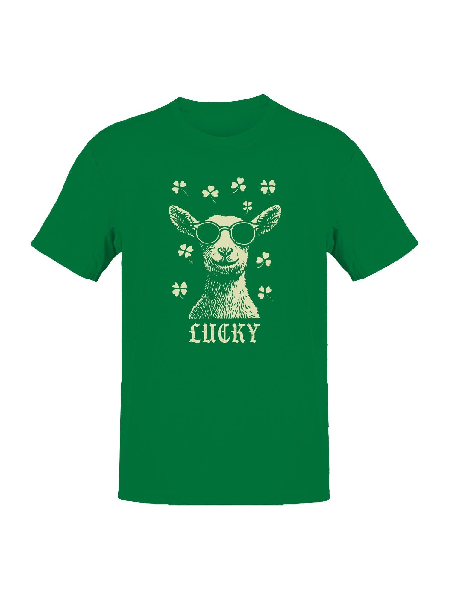 St. Patrick's Day Lucky Sheep in Sunglasses Men's Tee
