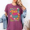 Teach Love Inspire, Floral Boho, First Day of School T-Shirt