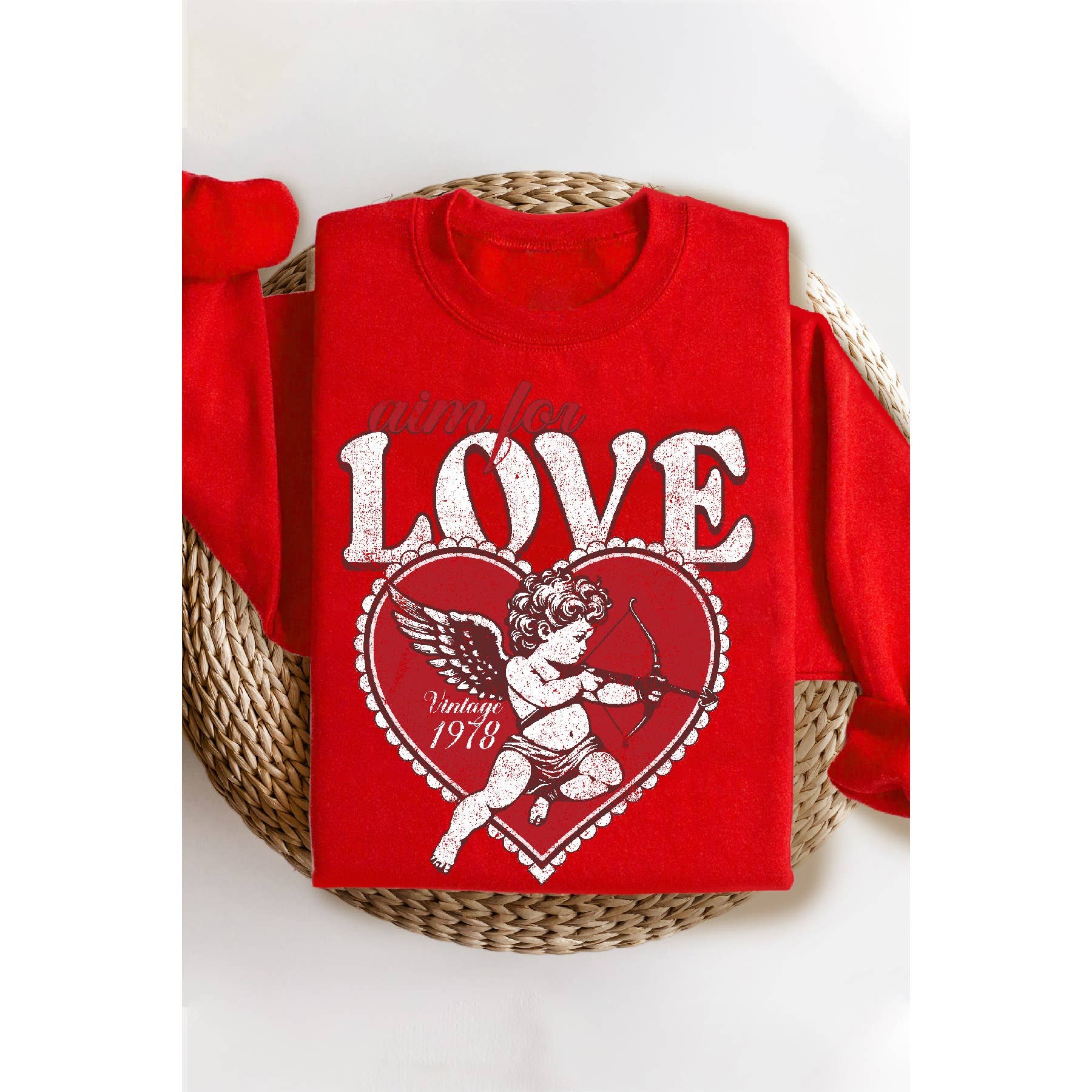 Cupid Aim For Love Crewneck Sweatshirt