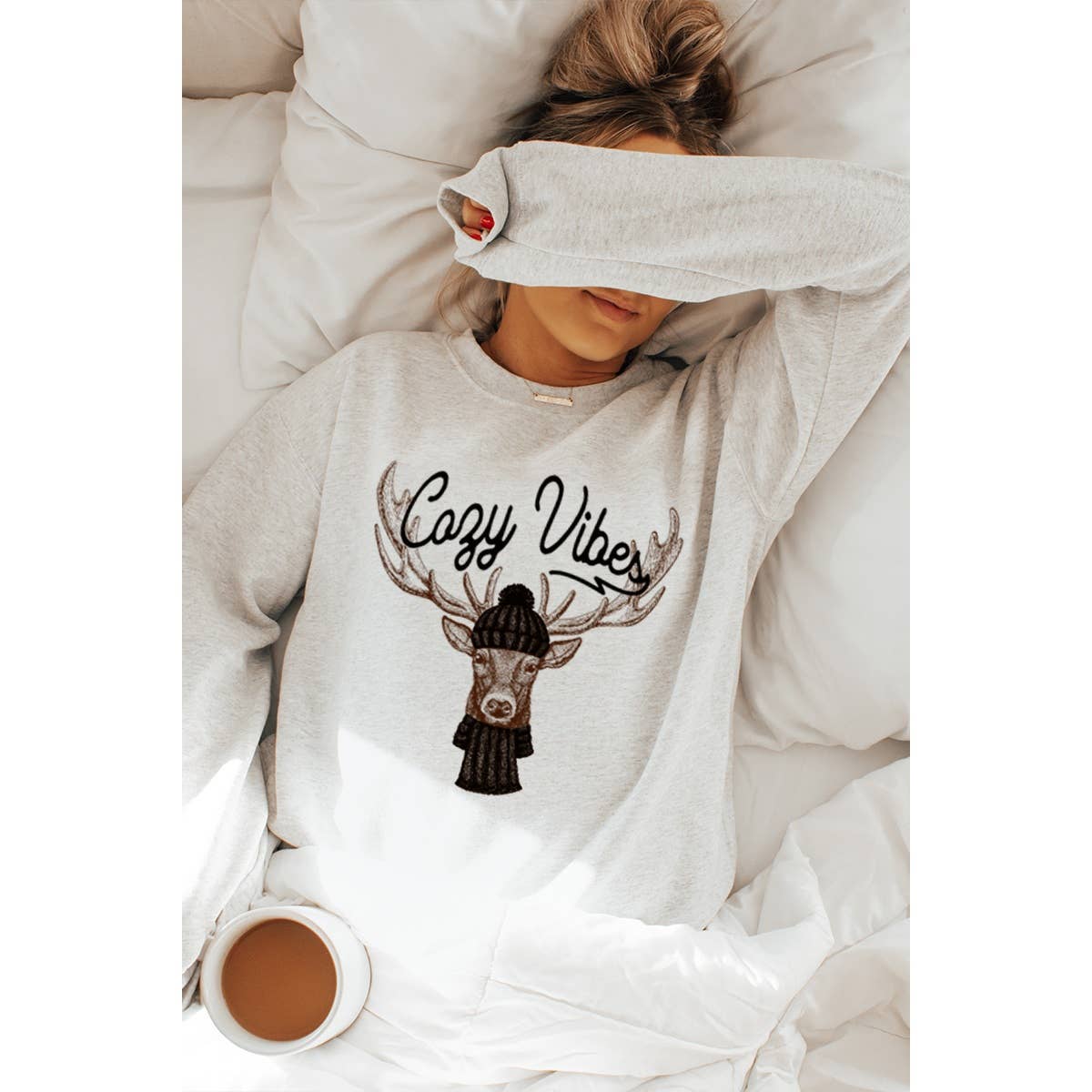 Cozy Vibes Graphic Sweatshirts
