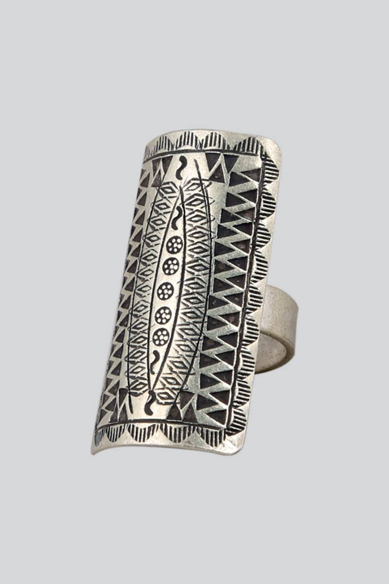 Hill Tribe Silver Adjustable Ring (SR-106)