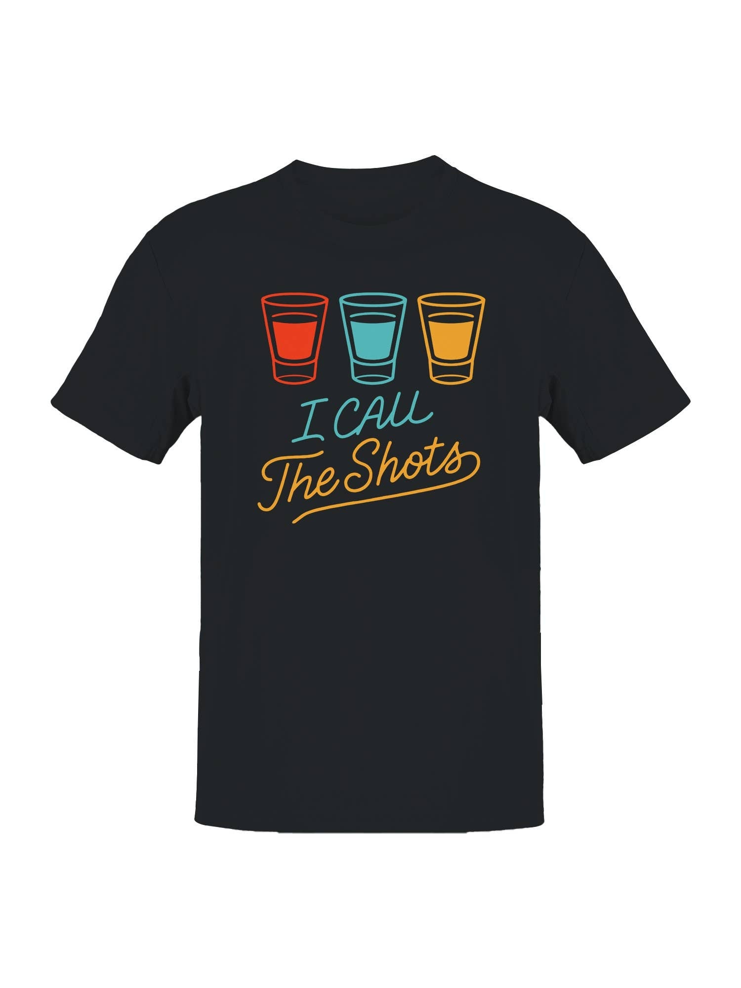 I Call the Shots Colorful Design Men's T-Shirt