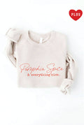 Pumpkin Spice and Everything Nice Plus Graphic Sweatshirt
